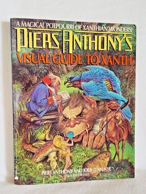 Piers Anthony's Visual Guide To Xanth SC Illustr Avon 1989 1st Ed Jody Lynn Nye